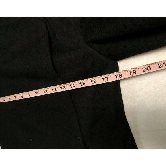 AKRIS punto Coat Women’s Size 4 Wool Black - Picture 3 of 11
